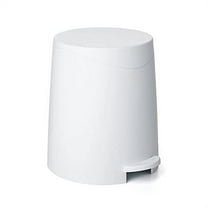 Superio  Mini 3 L Step-on Trash Can - N/A White