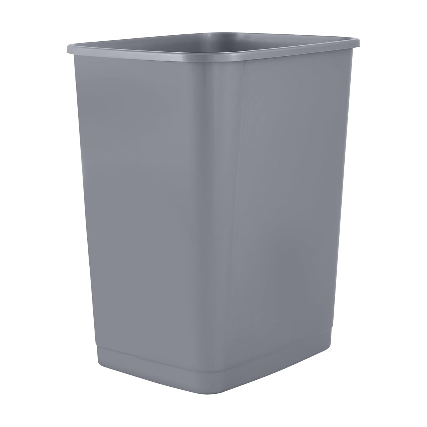 Superio Mini Desktop Trash Can with Swing Top Lid Portable Plastic