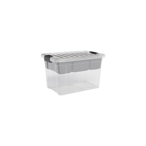 Superio Mini Storage Container Organizing Bin with Removable Tray Deep Plastic Tools, Sewing, Crafts Box, 2.5 Qt.