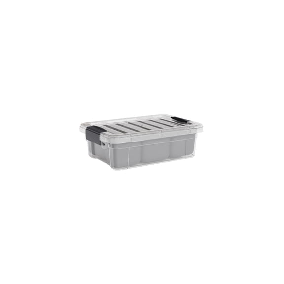 Superio Mini Storage Container Organizing Bin with Removable Tray Plastic Tools, Sewing, Crafts Box, 1.25 Qt.