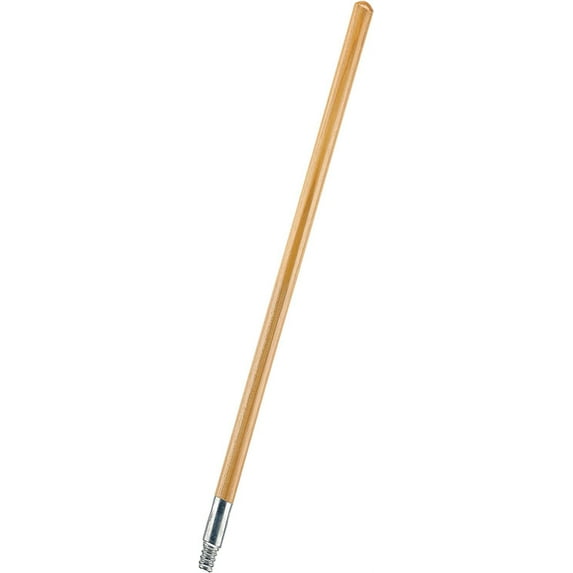 Superio Mop Handle Replacement - 60" in length, Hardwood Stick with Metal tip