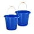 thumbnail image 1 of Superio Plastic 2 Gallon Round Bucket with Grip Handle and Spout, Cleaning Pail Blue, Home Floor Mopping, Bath, Car Wash Bucket, Bowls for Camping, Fishing (2-Blue), 1 of 2