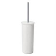 thumbnail image 1 of Superio Plastic Toilet Bowl Cleaning Brush and Holder Set - 15"H x 6"W x 5"D, Bathroom Scrubbing Brush, White, 1 of 5