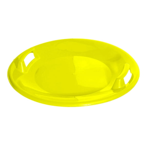 Superio Round Kids Snow Sled, 24" (Yellow)