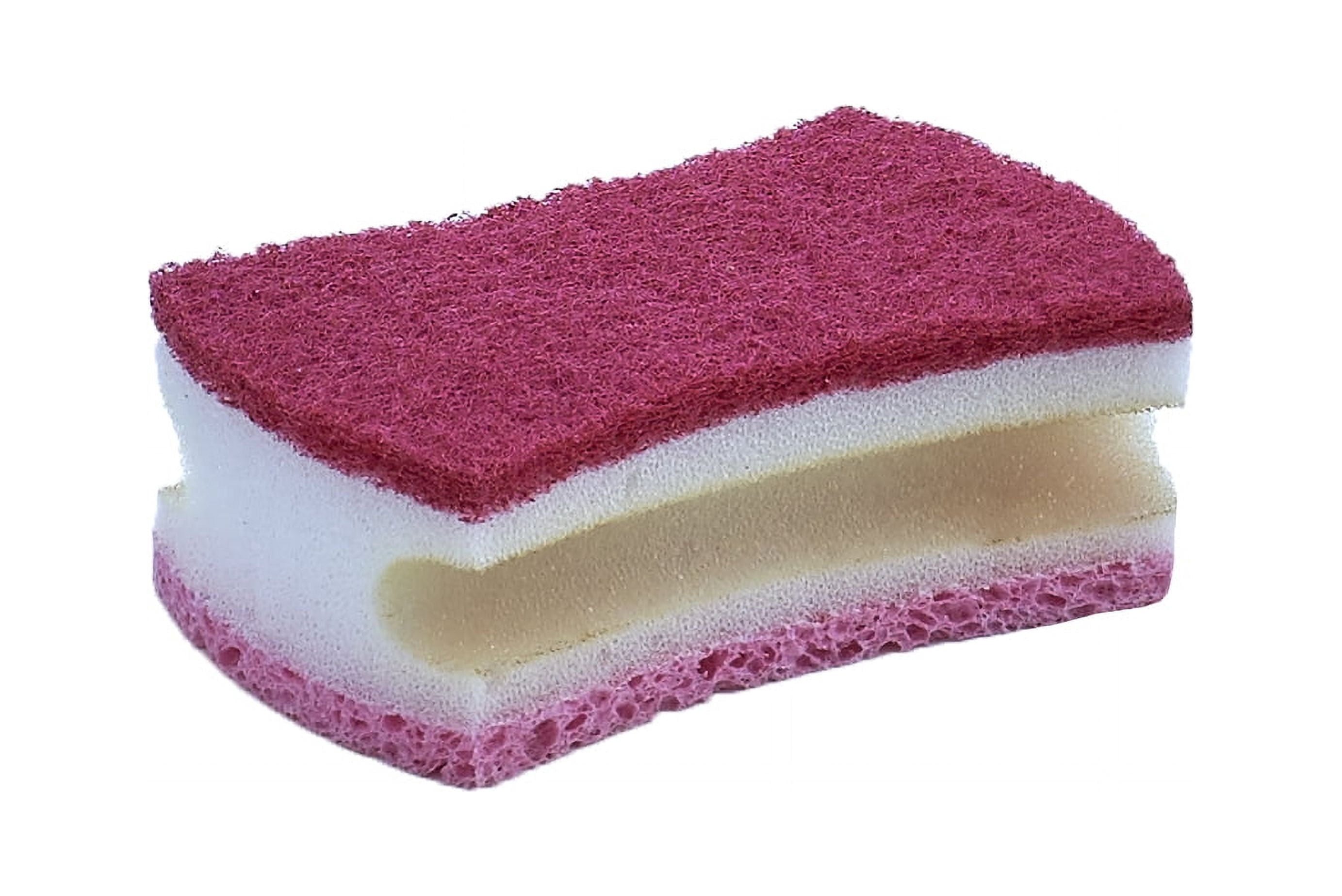 Sped Sponge Superio Scrub Sponge with Grip, Heavy Duty Duel Sided Kitchen Sponge ...