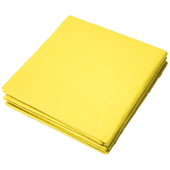 Superio Shammy Cloth, 3-Pack (Yellow) Scratch Free Towel Cloth 16"x16