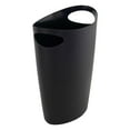 thumbnail image 1 of Superio Slim Bathroom Trash Can 2 Gallon Black Plastic Small Compact Waste Basket for Bedroom, Dorm, Under Office Desk Dustbin, 1 of 5