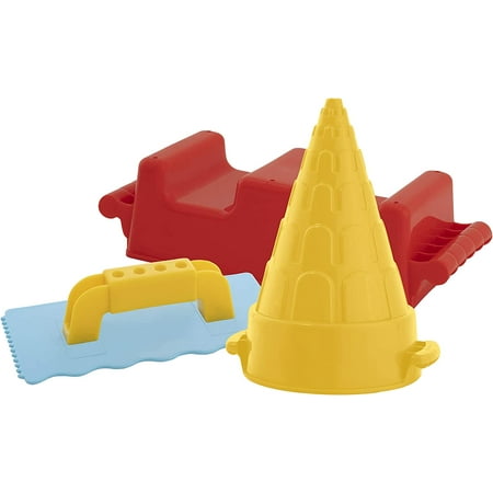 Superio Snow Sand Beach Toys Set-Snow Block, Cone Mold, Sand Castle Brick, and Trowel Smoother