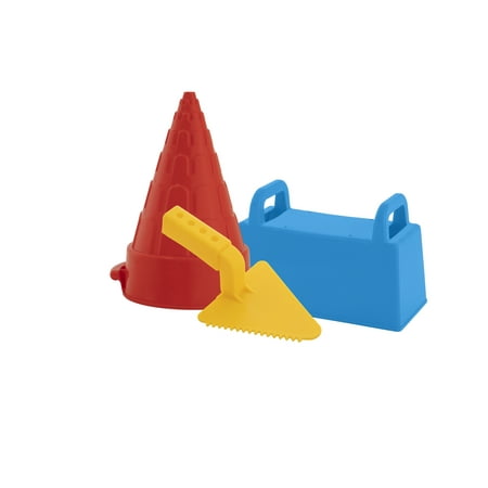 Superio Snow Sand Beach Toys Set- Snow Brick Mold Sand Castle Block Maker, Snow Cone Shaper with Trowel