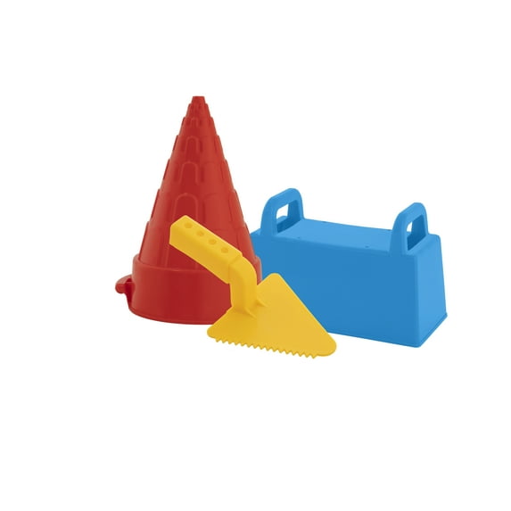 Superio Snow Sand Beach Toys Set- Snow Brick Mold Sand Castle Block Maker, Snow Cone Shaper with Trowel