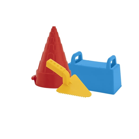 Superio Snow Sand Beach Toys Set- Snow Brick Mold Sand Castle Block Maker, Snow Cone Shaper with Trowel