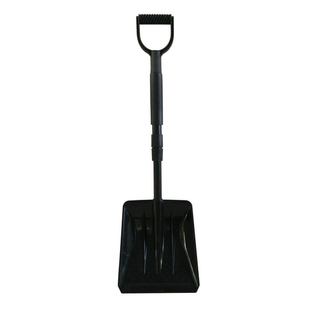 Superio Snow Shovel for Car, Steps, Extendable Metal Handle