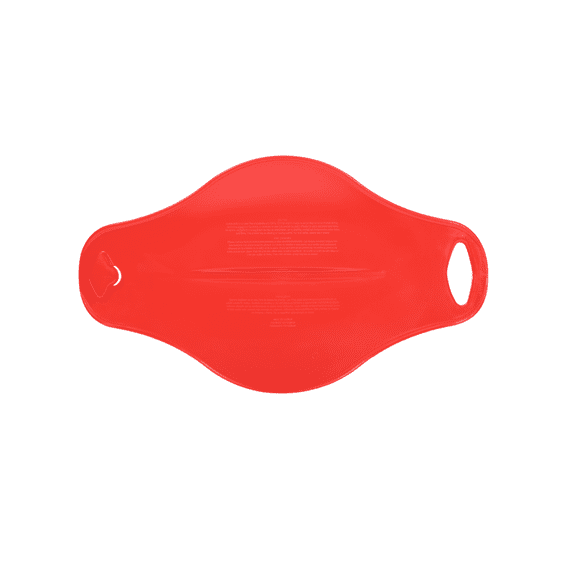 Superio Snow Sled Board for Kids and Adults, Plastic Snow, Sand and Grass Slider (Red)