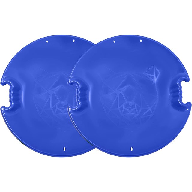 Superio Spiral Snow Saucer Sled, Round 26" Avalanche Circle Plastic