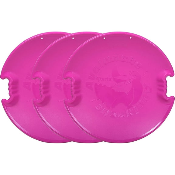 Superio Spiral Snow Saucer Sled, Round 26" Avalanche Circle Plastic Sledding Disc, Winter Snow Fun for Kids and Adults