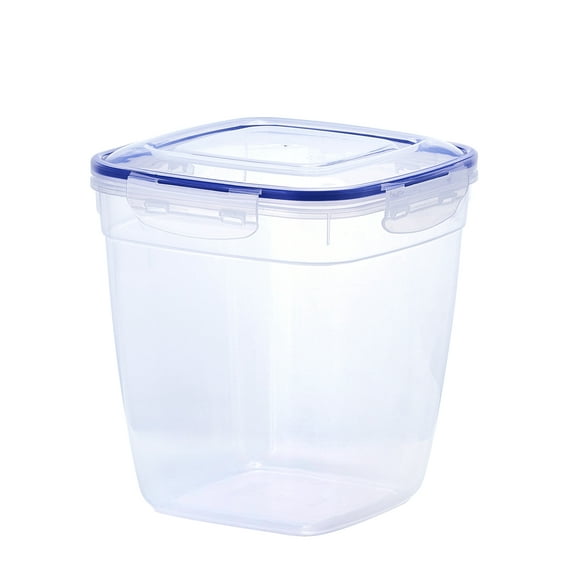 Superio Square Deep Sealed Container For Food, 5 Qt Plastic Container With Lid Keeps Food Fresh- For Pantry, Fridge- Microwave and Freezer Safe