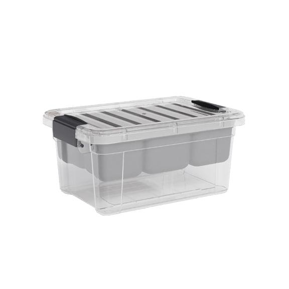 Superio Storage Container Organizing Bin with Removable Tray Plastic Tools, Sewing, Crafts Box, 11 Qt.