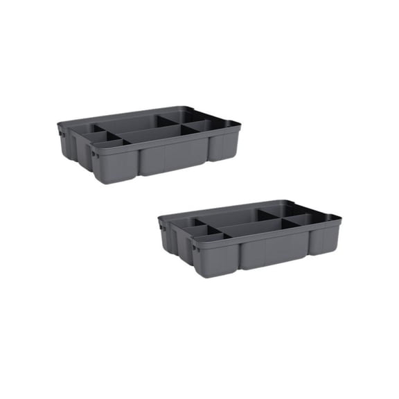 Superio Storage Container Organizing Tray for Superio Bin or Drawer Plastic Organize Sewing, Crafts, 2 Pack