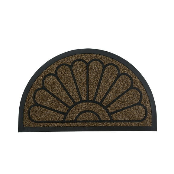 Superio Sunburst Non-Slip Doormat for Entry, 18" x 30", Waterproof Mat Natural