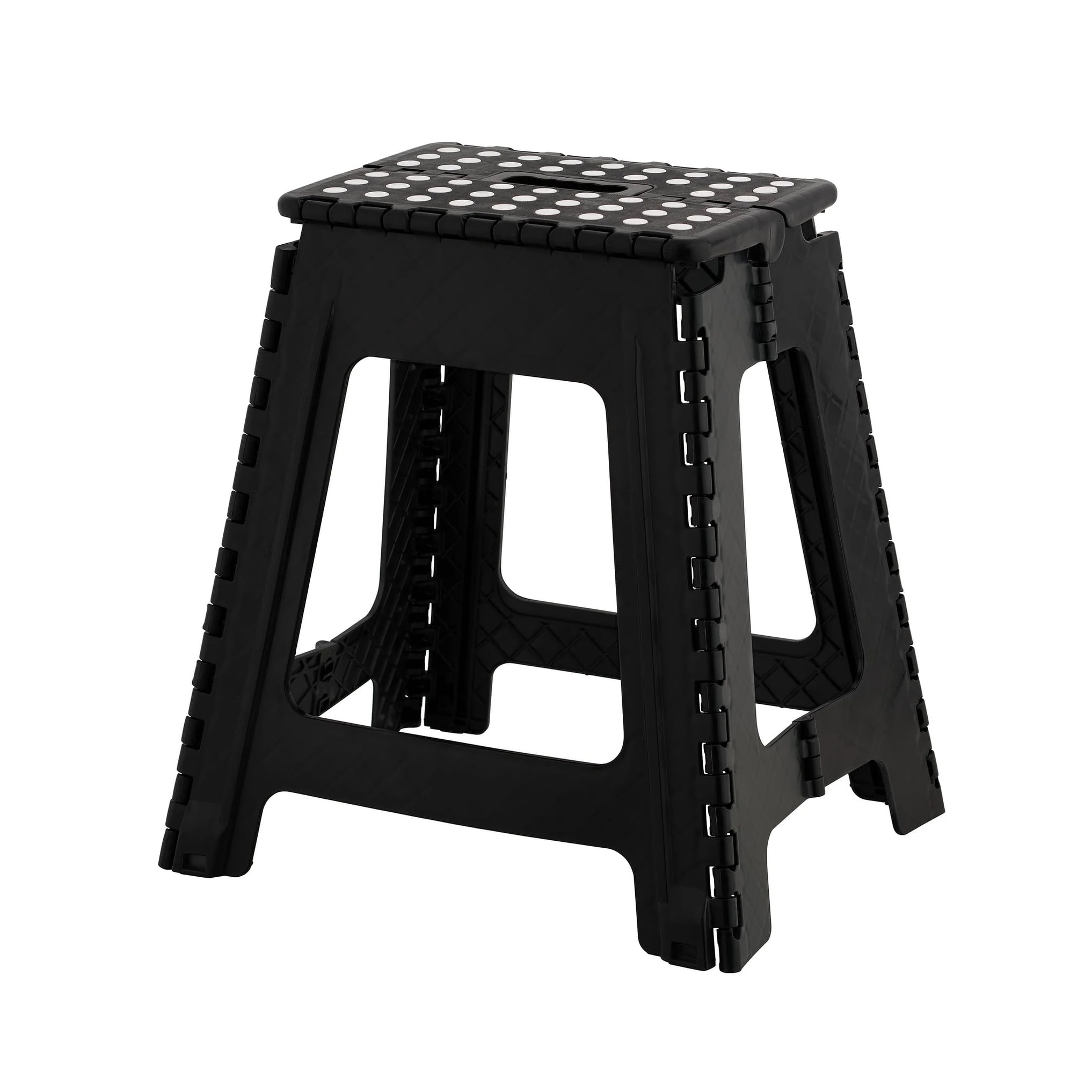 SUPERIO BRAND Superio Superio Folding Step Stool 18 Inch (black)