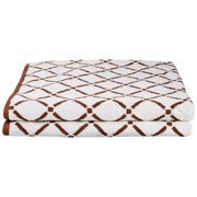 Superior 100% Cotton 2-Piece Diamond Bath Sheet Set