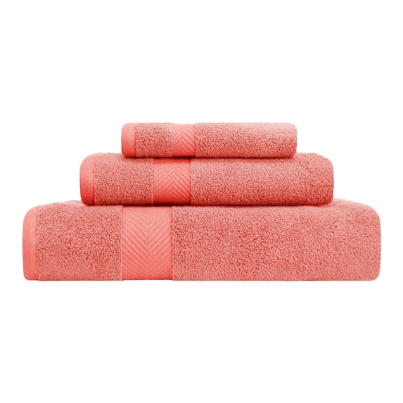Superior 100% Zero Twist Cotton Super Soft and Absorbent 3PC Towel Set