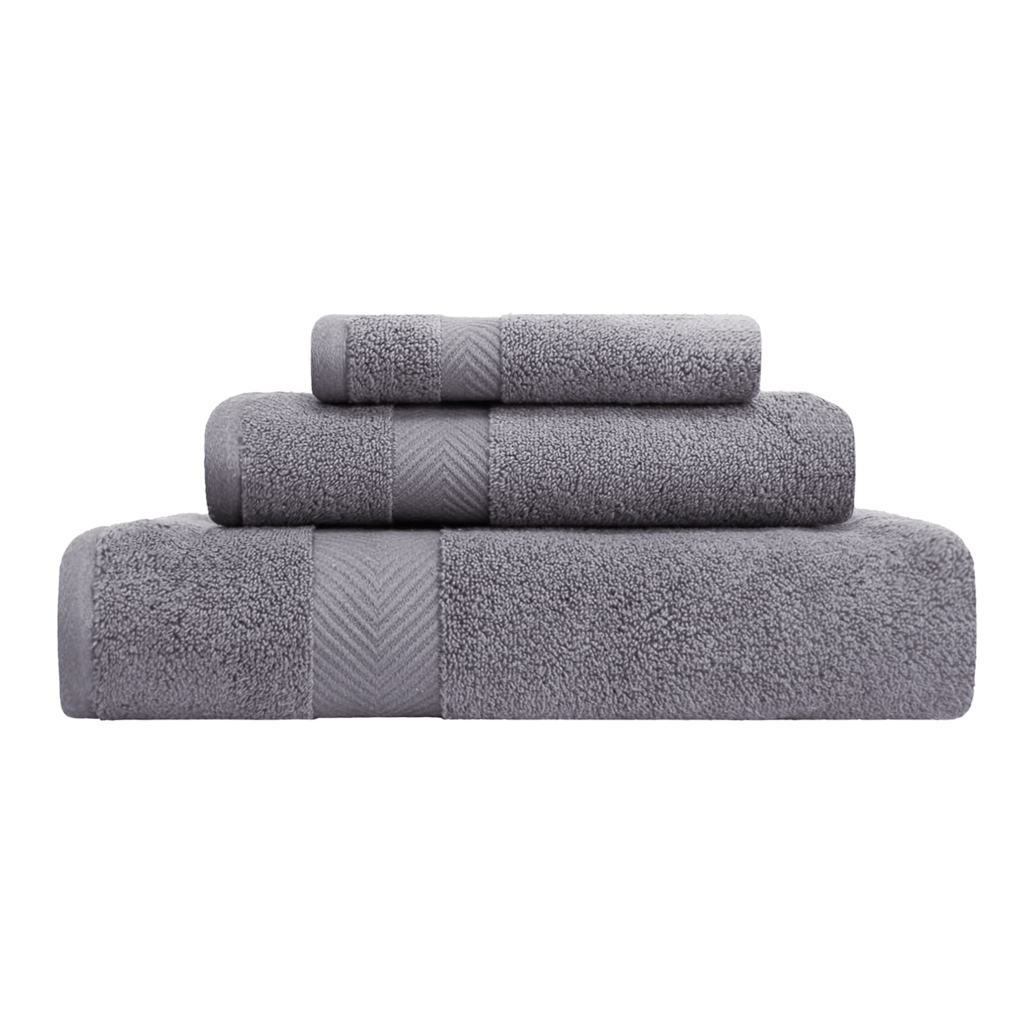 Superior 100% Zero Twist Cotton Super Soft and Absorbent 3PC Towel Set