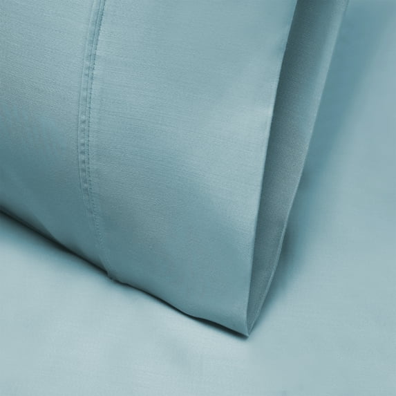 Superior 1000 Thread Count Lyocell Blend Pillowcase Set, Blue, Standard