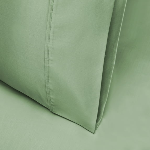Superior 1000 Thread Count Lyocell Blend Pillowcase Set, Sage, King