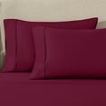 thumbnail image 1 of Superior 1200 Thread Count Egyptian Cotton Solid Pillowcase, Standard, Burgundy, 1 of 5