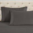 thumbnail image 1 of Superior 1400-1500 Thread Count Cotton Blend Pillowcase, Set of 2, Standard, Charcoal, 1 of 6