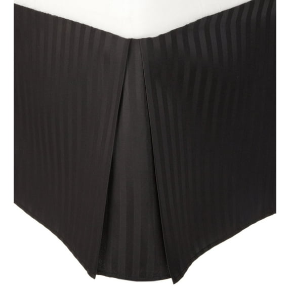 Superior 1500 Series Microfiber Stripe Bed Skirt Taupe / Twin XL