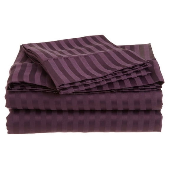 Superior 1500 Stripe Microfiber Sheet Set