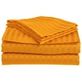 thumbnail image 1 of Superior 1500 Thread Count Stripe Sheet Set, Twin, Orange, 1 of 3