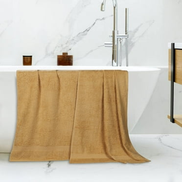 Superior Franklin Cotton Bath Sheets, Set of 2, Gold