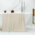 thumbnail image 1 of Superior Franklin 2-Piece Cotton Bath Sheet Set, Super Soft Quick Dry Fade Resistant Towels, Ivory, 1 of 10