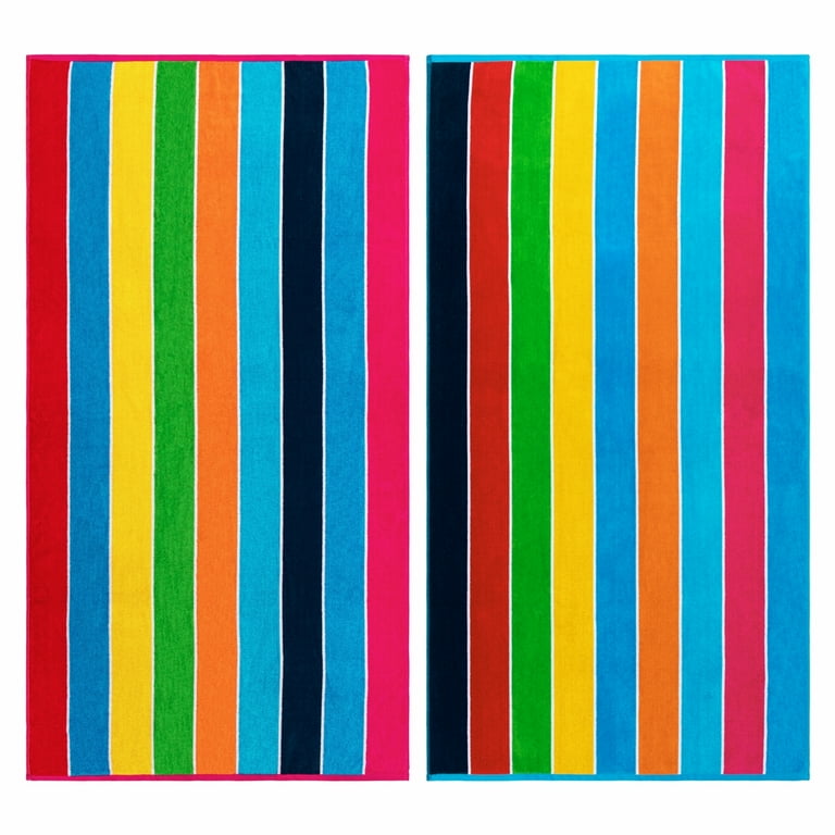 Rainbow towel set clearance