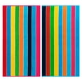 thumbnail image 1 of Superior 2-Piece Rainbow Striped Cotton Beach Towel Set, Multicolor, 1 of 10