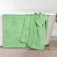thumbnail image 1 of Superior 2-Piece Ultra-Soft Bamboo Bath Towel Set for Bathroom, Spa, and Gym, Green, 1 of 10