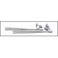 thumbnail image 1 of Superior 26-6331 Duplex Twin Curb Feeler, Chrome, 10.5" Long, 1 of 2