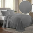 thumbnail image 1 of Superior 3-Piece Florin Cotton Matelasse Gray Bedspread Set, King, 1 of 11