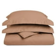 thumbnail image 1 of Superior 3-Piece Hanlon Solid Duvet CoverSet, Full/ Queen, Taupe, 1 of 3