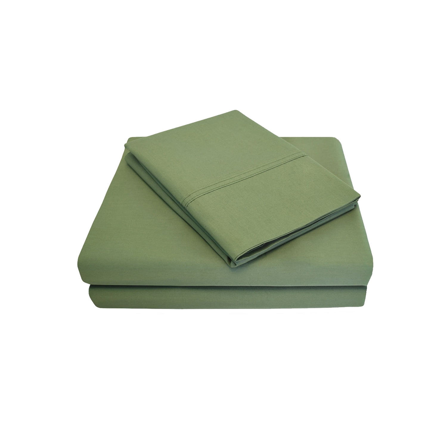 Sage Green Twin XL Cotton Percale Deep Pocket Sheet Set