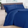 thumbnail image 1 of Superior 3-Piece Rayon From Bamboo Smoke Blue Duvet Set, Full/ Queen, 1 of 3
