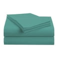 thumbnail image 1 of Superior 3-Piece Ultra-Soft Microfiber Deep Pocket Bed Sheet Set, Twin, Teal, 1 of 5