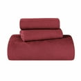 thumbnail image 1 of Superior 3-Piece Victory Cotton Matelasse Garnet Bedspread Set, King, 1 of 10