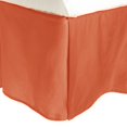 thumbnail image 1 of Superior 300 King 100% Premium Combed Cotton Solid Bed Skirt Pumpkin / Twin, 1 of 1