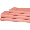 thumbnail image 1 of Superior 300 Thread Count Cotton Bed Sheet Set, Full, Coral, 1 of 4