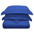 thumbnail image 1 of Superior 300 Thread Count Duvet Cover Set, Full/ Queen, Navy Blue, 1 of 4