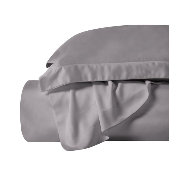 Superior 300 Thread Count Duvet Cover Set, King/ Cal King, Grey